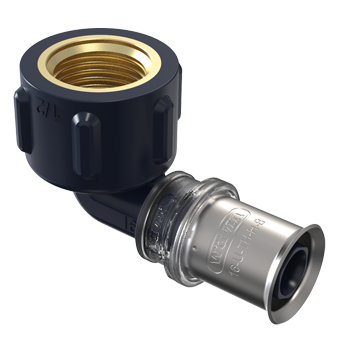 Kolano K5 c/z woda PN10 20/ 3/4" X90 GW Wavin Tigris 3079784